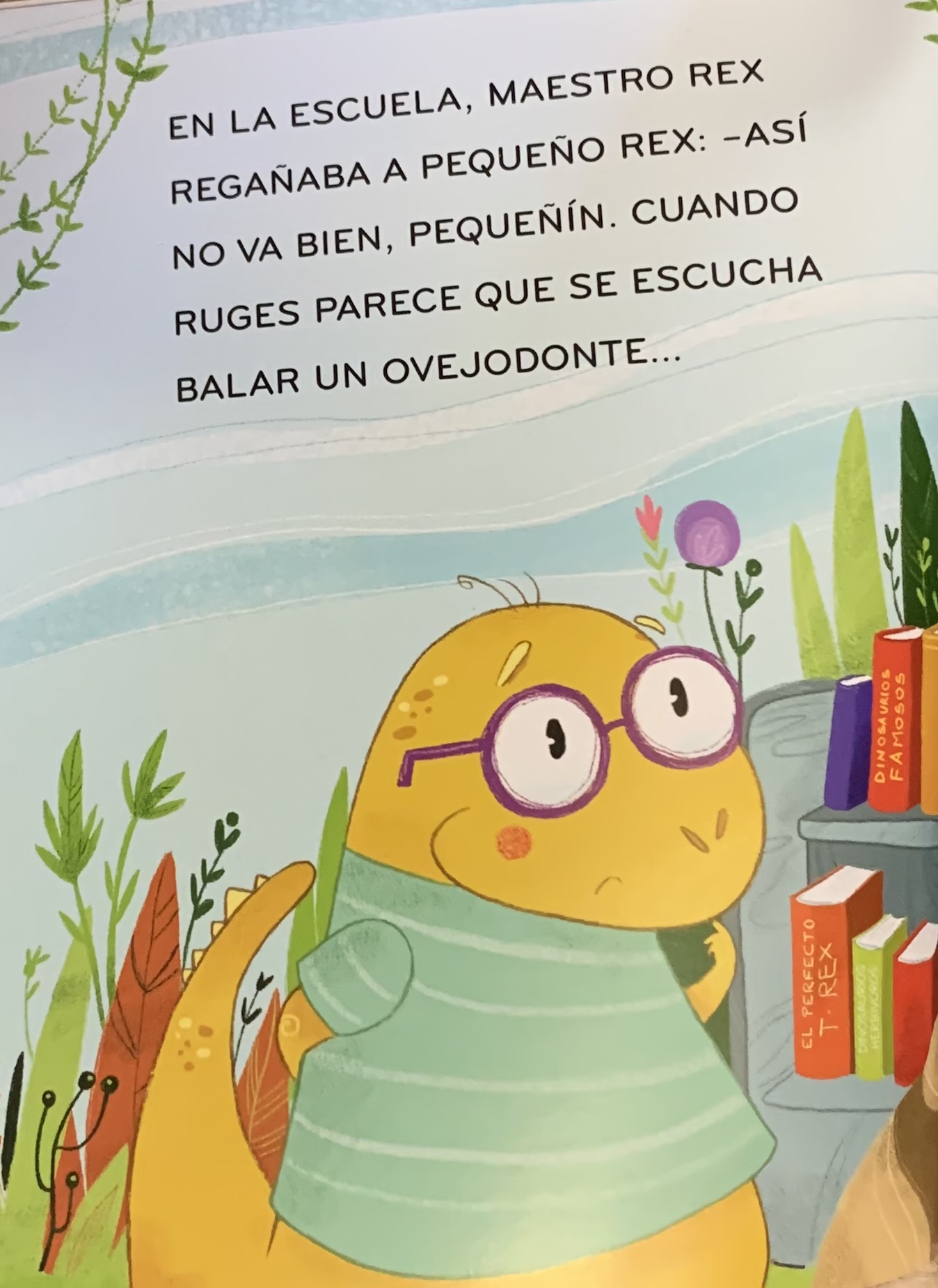 ¡Una historia en 5 minutos! T-Rex va a la escuela