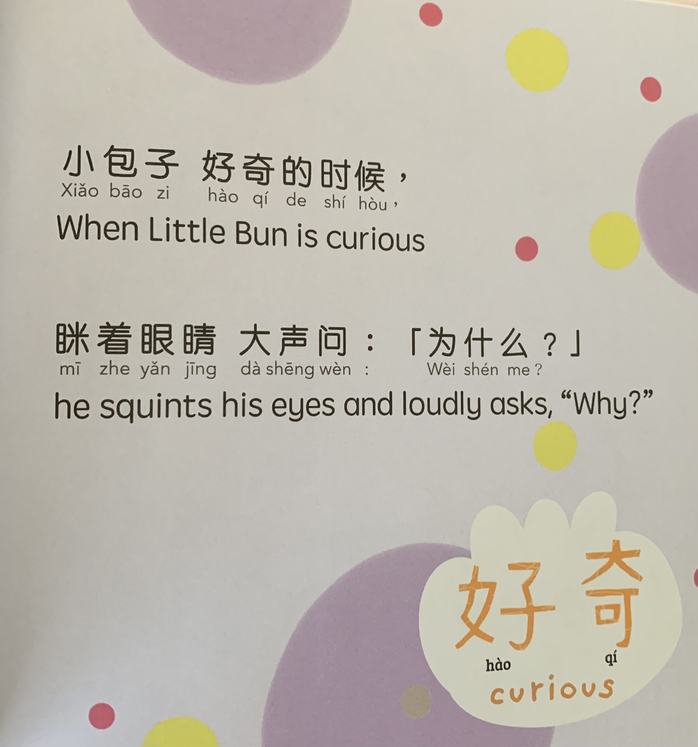 Little bun: a bilingual book about feelings