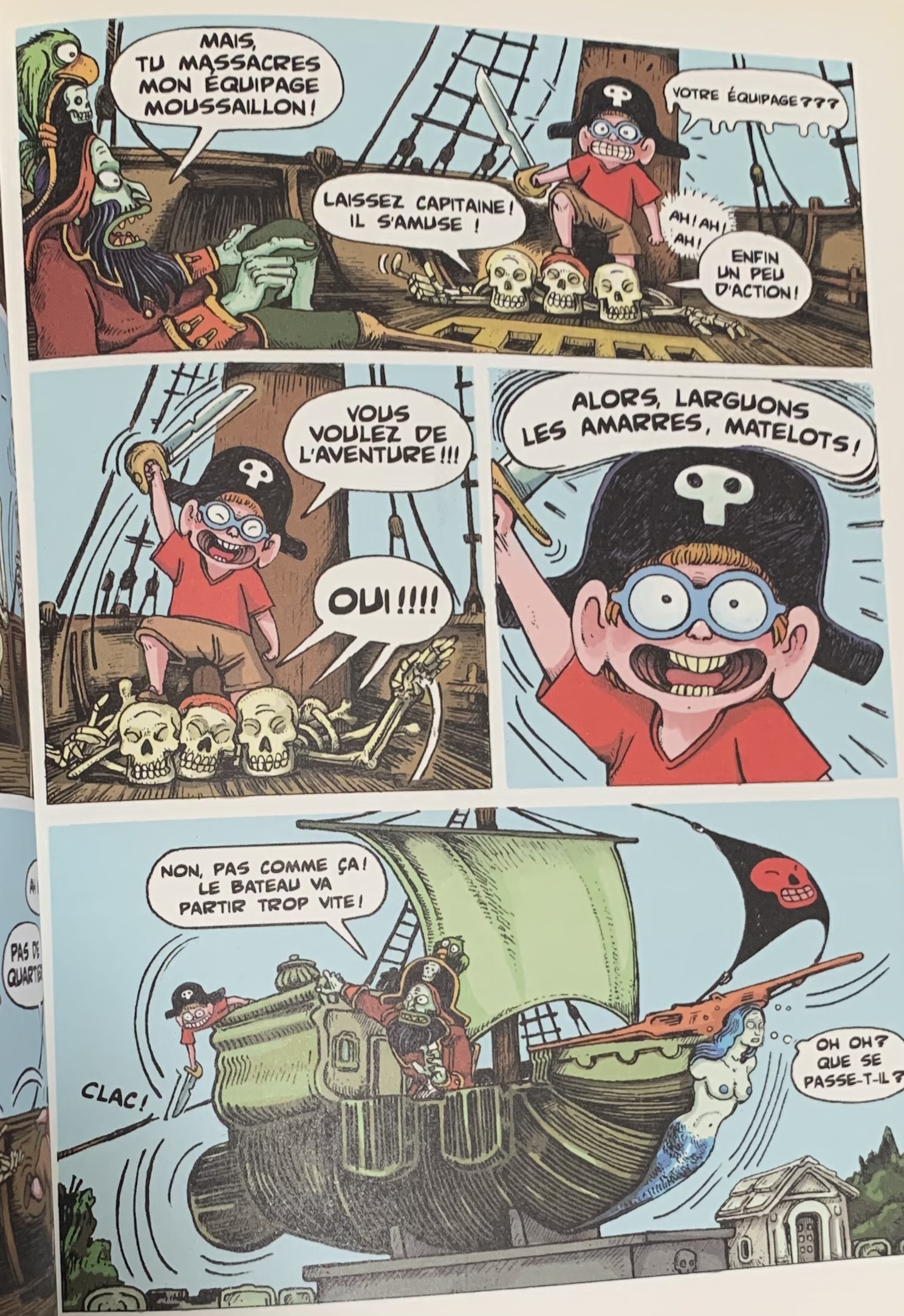 les nouveaux pirates le toboggan